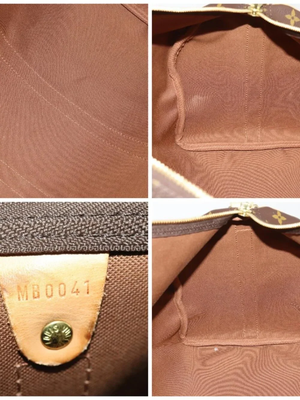 LOUIS VUITTON Monogram Keepall Bandouliere 45 Boston Bag M41418 LV Auth 187418A